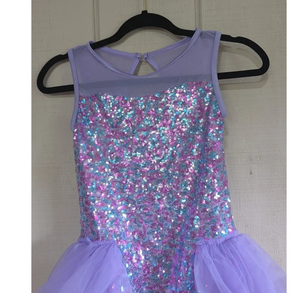 Weissman ShowtimeGirls Good Luck 11612 Purple Sequin Tutu